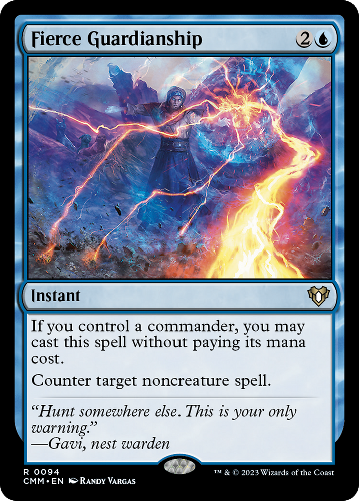 Fierce Guardianship [Commander Masters] Magic: The Gathering