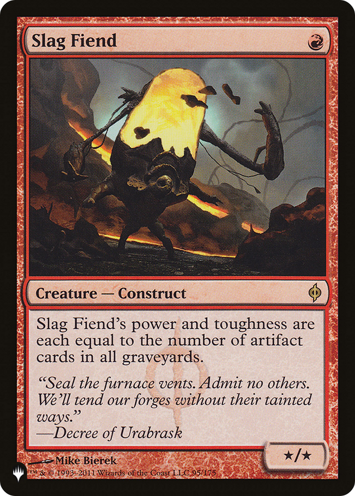 Slag Fiend [The List] Magic: The Gathering