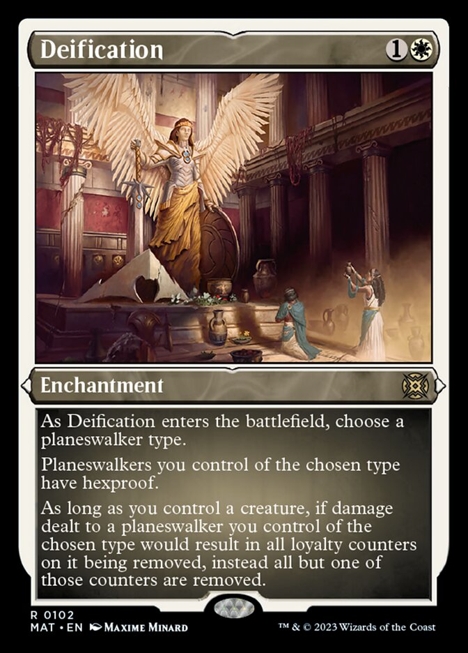 Deification (Foil Etched) [March of the Machine: The Aftermath] Magic: The Gathering