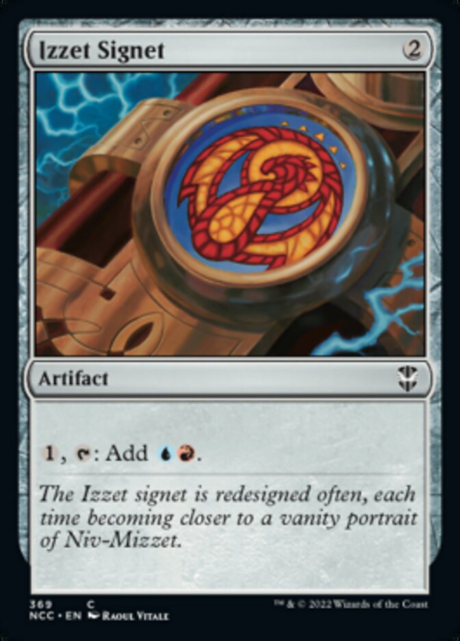 Izzet Signet [Streets of New Capenna Commander] Magic: The Gathering