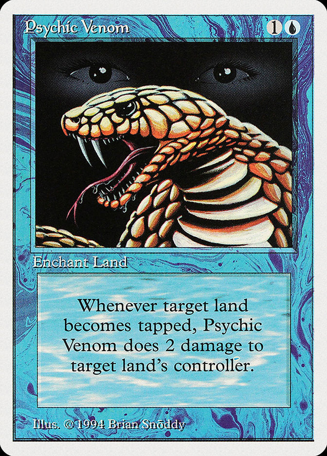 Psychic Venom [Summer Magic / Edgar] Magic: The Gathering