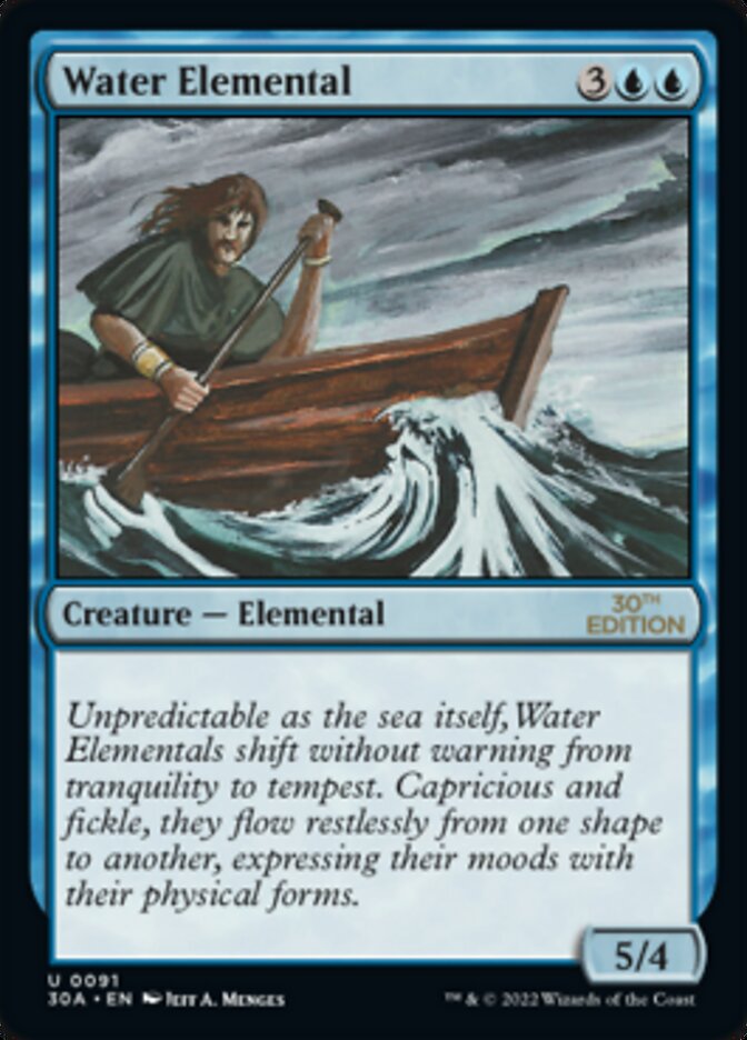 Water Elemental [30th Anniversary Edition] Magic: The Gathering