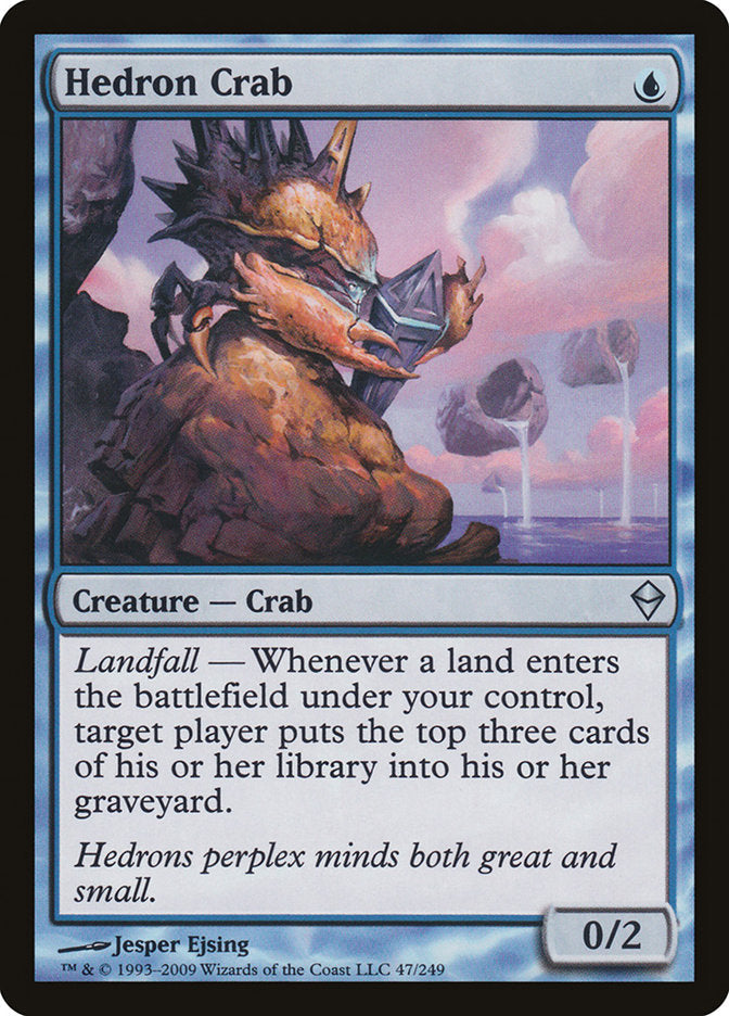 Hedron Crab [Zendikar] Magic: The Gathering