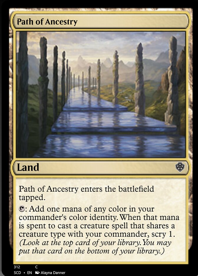 Path of Ancestry [Starter Commander Decks] Magic: The Gathering