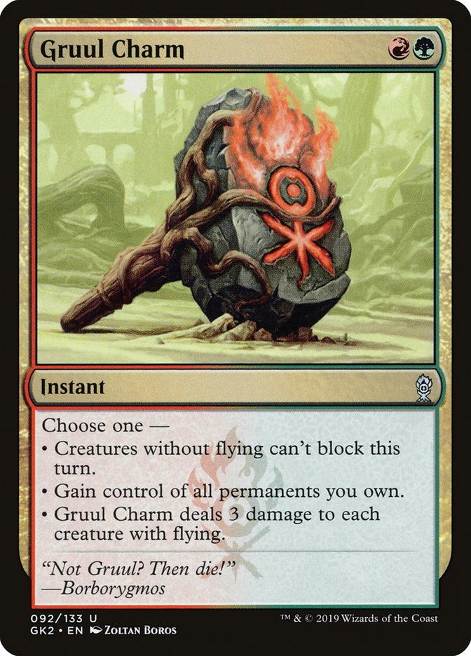 Gruul Charm [Ravnica Allegiance Guild Kit] Magic: The Gathering