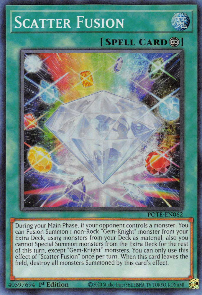 Scatter Fusion [POTE-EN062] Super Rare - Yugioh Cards For Your TCG Needs!
