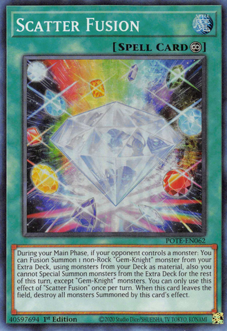 Scatter Fusion [POTE-EN062] Super Rare - Yugioh Cards For Your TCG Needs!