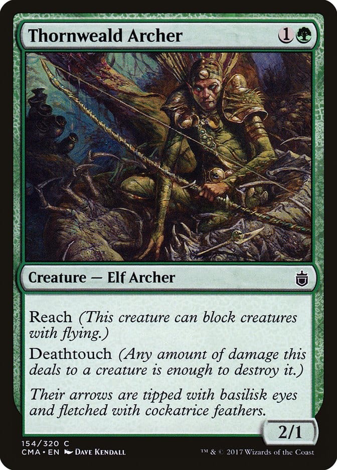 Thornweald Archer [Commander Anthology] Magic: The Gathering