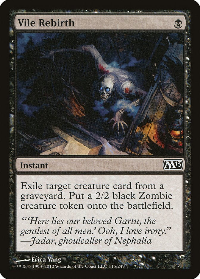 Vile Rebirth [Magic 2013] Magic: The Gathering