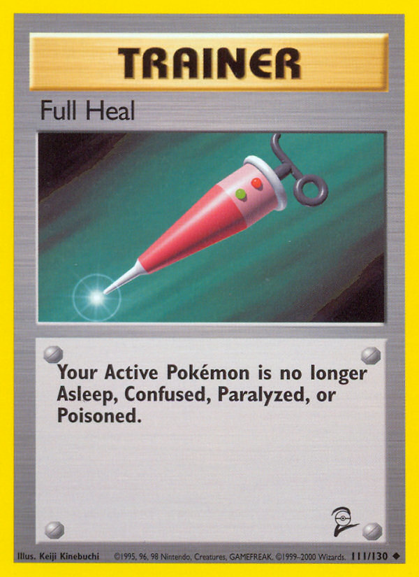 Full Heal (111/130) [Base Set 2] Pokémon