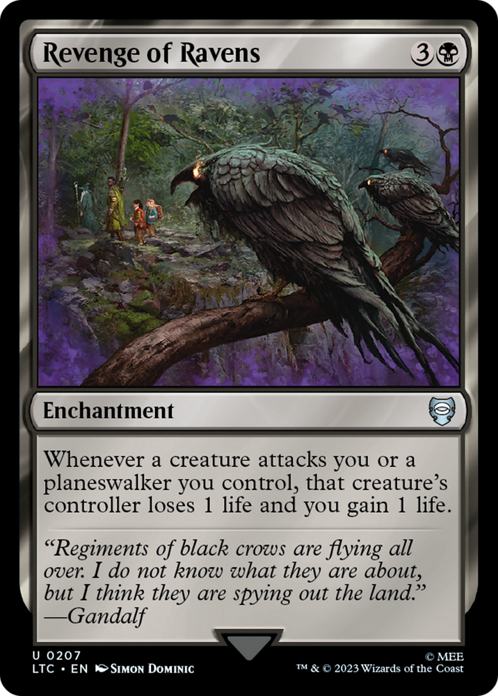 Revenge of Ravens [The Lord of the Rings: Tales of Middle-Earth Commander] Magic: The Gathering