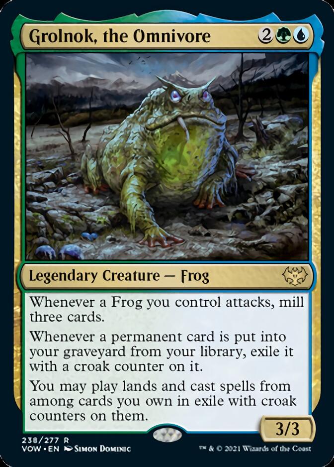 Grolnok, the Omnivore [Innistrad: Crimson Vow] Magic: The Gathering