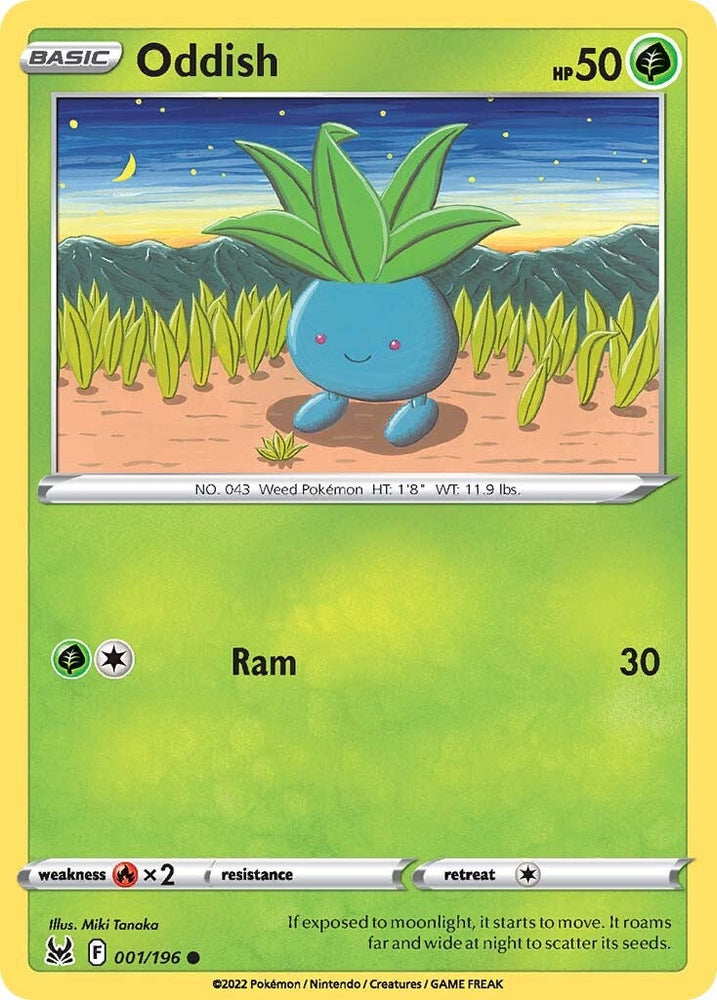 Oddish (001/196) [Sword & Shield: Lost Origin] Pokémon