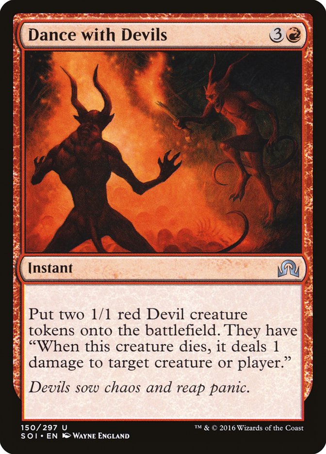 Dance with Devils [Shadows over Innistrad] Magic: The Gathering