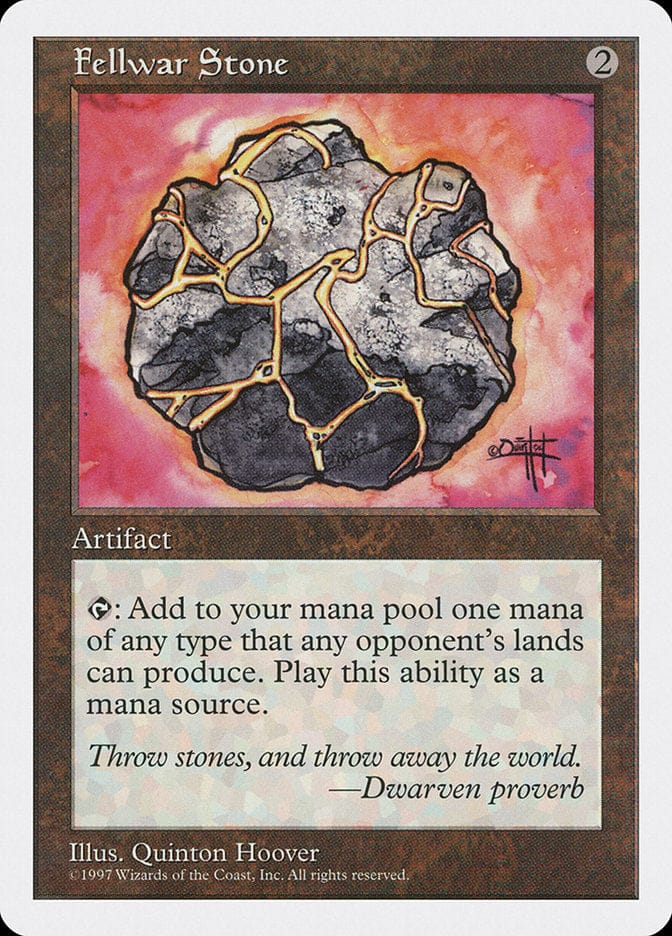 Fellwar Stone [Fifth Edition] Magic: The Gathering