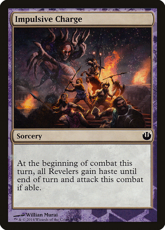 Impulsive Charge [Journey into Nyx Defeat a God] Magic: The Gathering