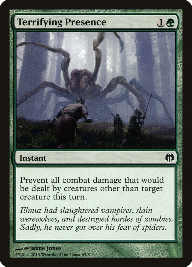 Terrifying Presence [Duel Decks: Heroes vs. Monsters] Magic: The Gathering