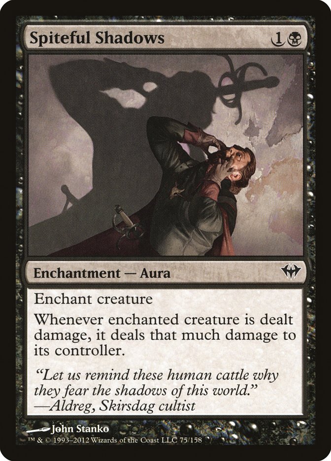 Spiteful Shadows [Dark Ascension] Magic: The Gathering