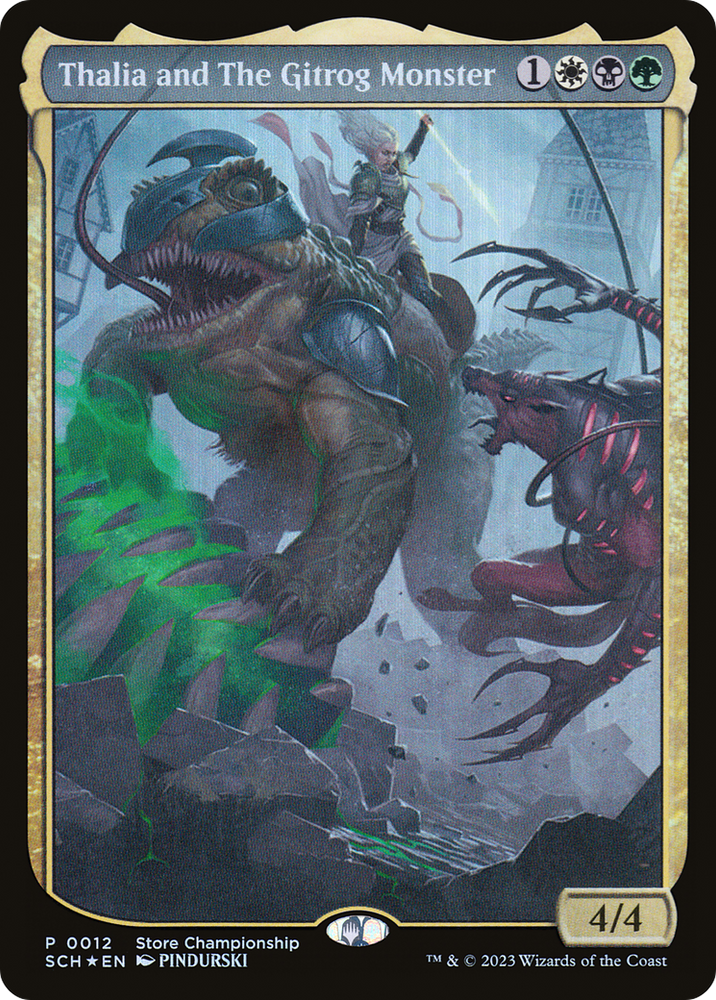 Thalia and The Gitrog Monster [Store Championships 2023] Magic: The Gathering