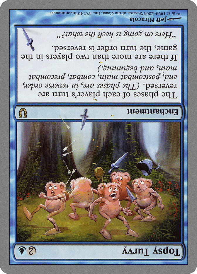 Topsy Turvy [Unhinged] Magic: The Gathering