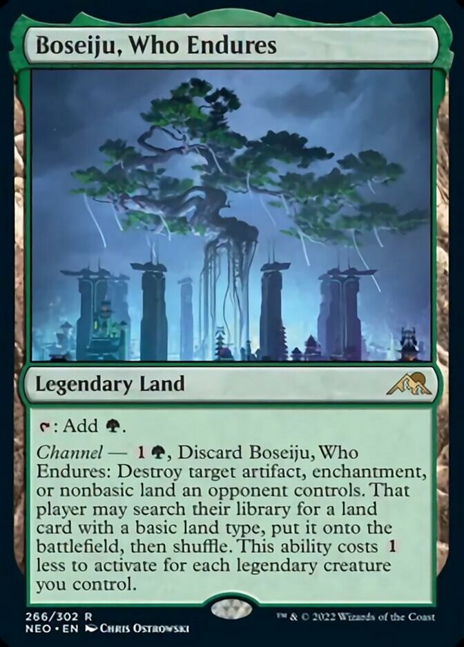 Boseiju, Who Endures [Kamigawa: Neon Dynasty] Magic: The Gathering