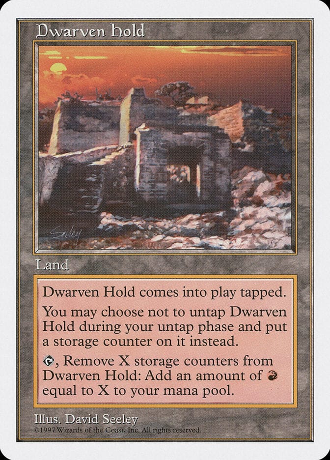 Dwarven Hold [Fifth Edition] Magic: The Gathering