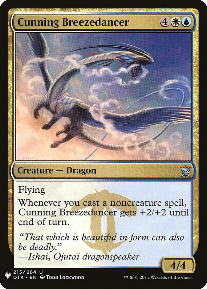 Cunning Breezedancer [Mystery Booster] Magic: The Gathering