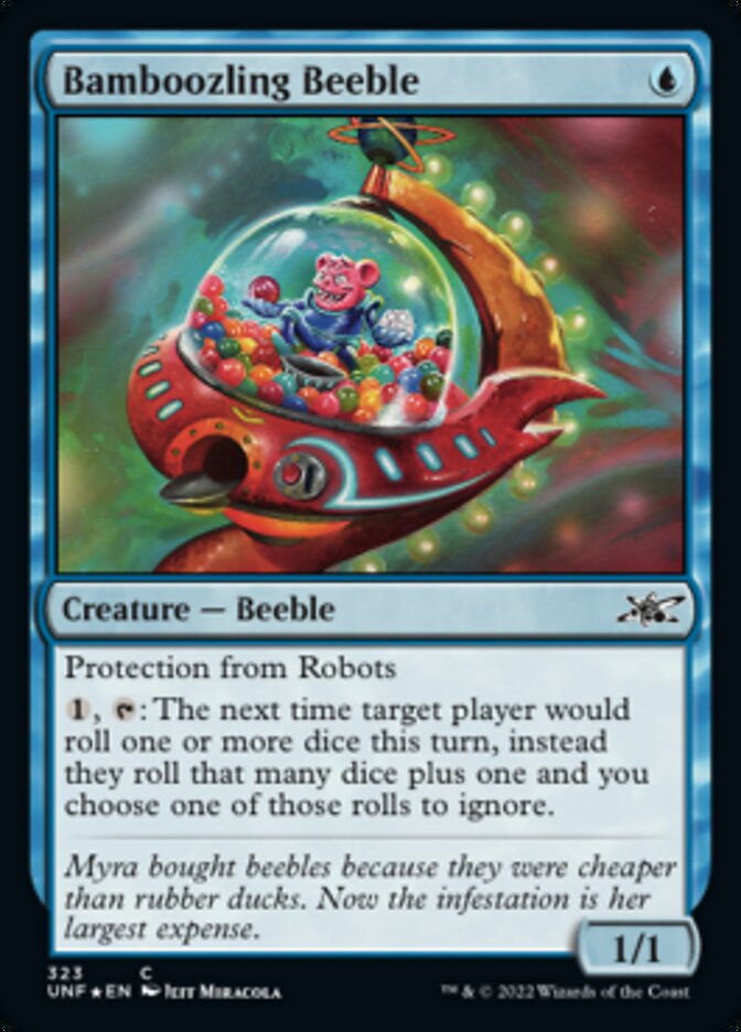Bamboozling Beeble (Galaxy Foil) [Unfinity] Magic: The Gathering