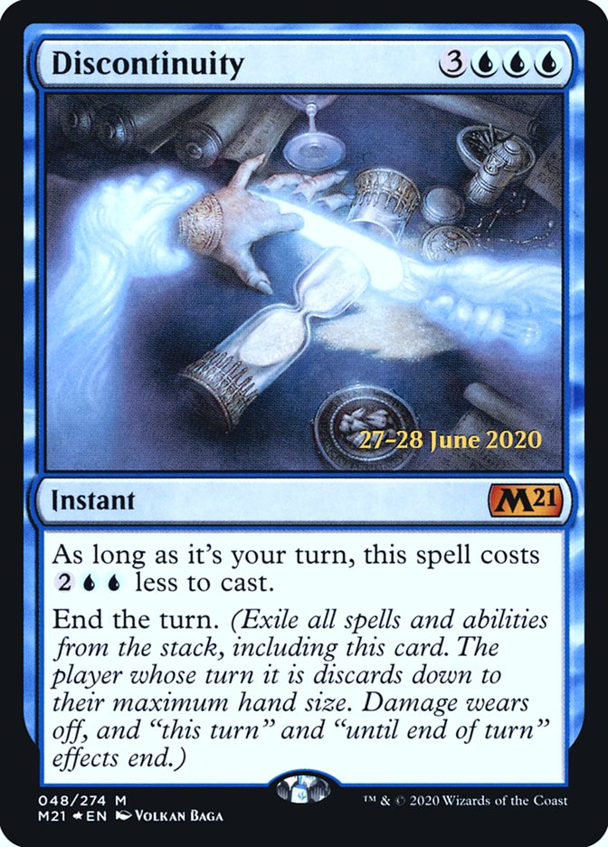 Discontinuity [Core Set 2021 Prerelease Promos] Magic: The Gathering