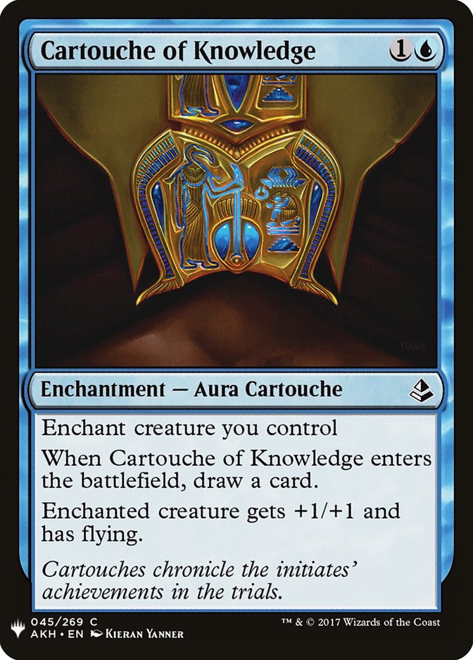 Cartouche of Knowledge [Mystery Booster] Magic: The Gathering