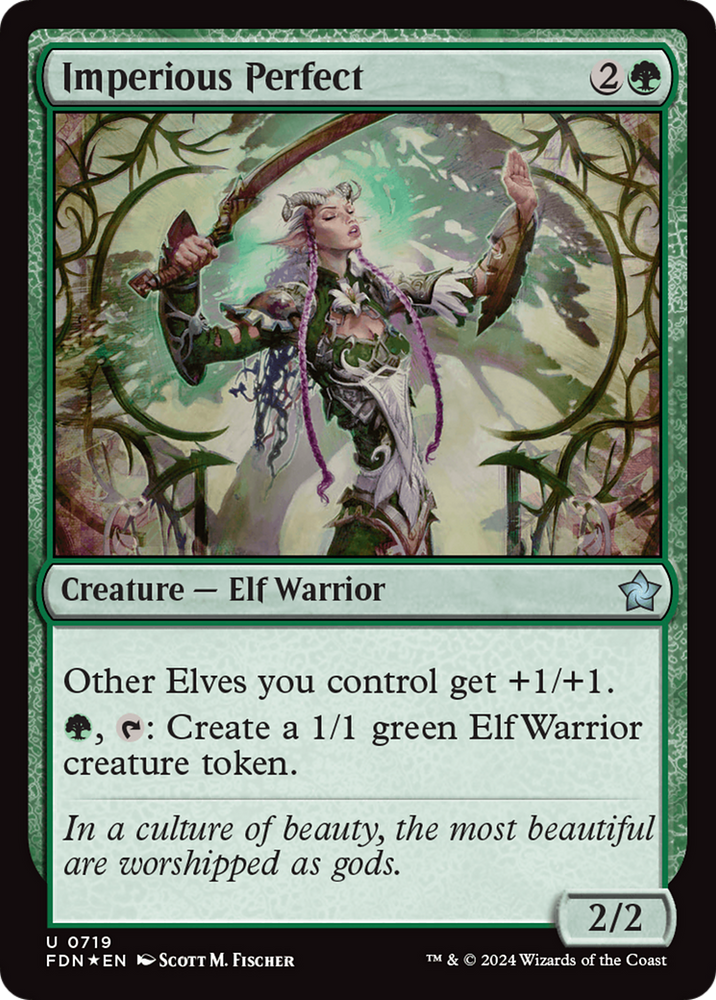Imperious Perfect [Foundations] Magic: The Gathering