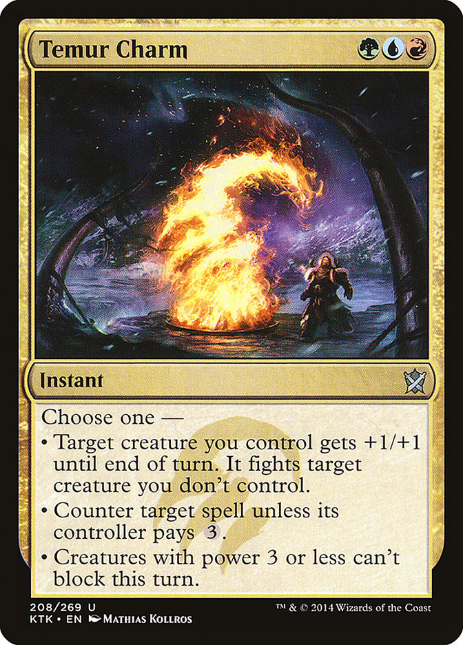 Temur Charm [Khans of Tarkir] Magic: The Gathering