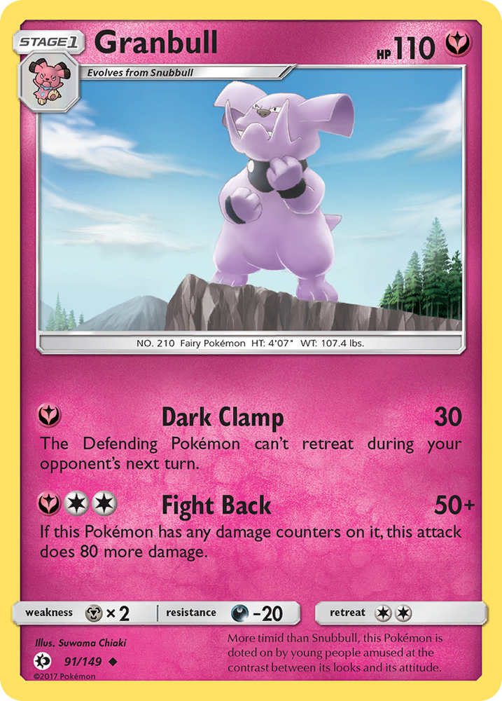 Granbull (91/149) [Sun & Moon: Base Set] Pokémon