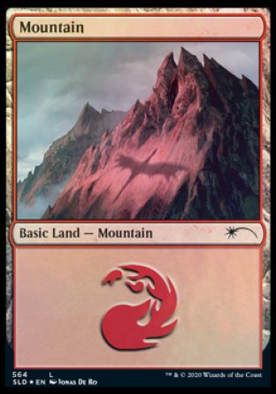 Mountain (Dragons) (564) [Secret Lair Drop Promos] Magic: The Gathering