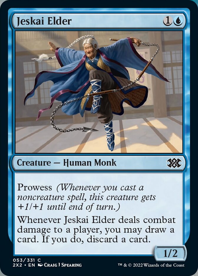 Jeskai Elder [Double Masters 2022] Magic: The Gathering