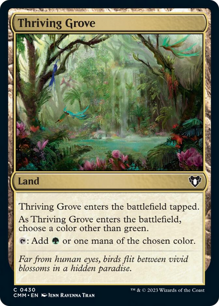 Thriving Grove [Commander Masters] Magic: The Gathering
