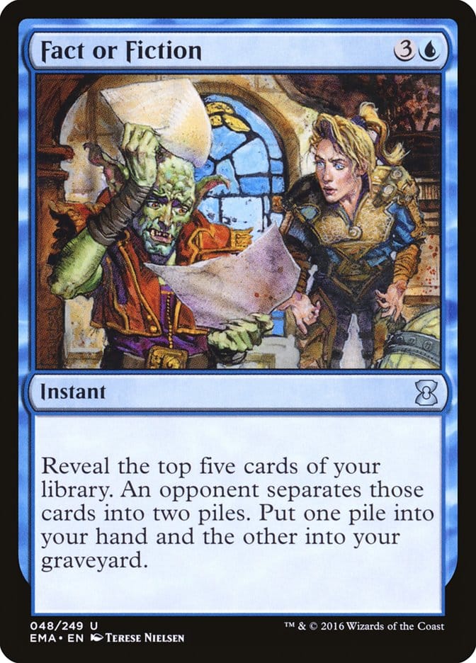 Fact or Fiction [Eternal Masters] Magic: The Gathering