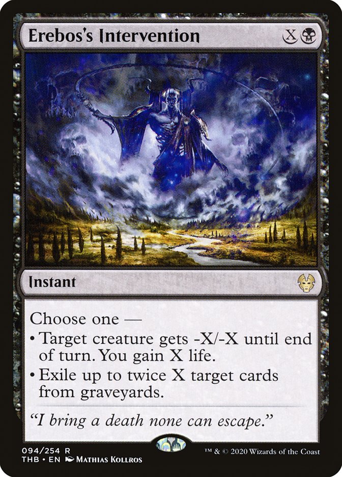 Erebos's Intervention [Theros Beyond Death] Magic: The Gathering