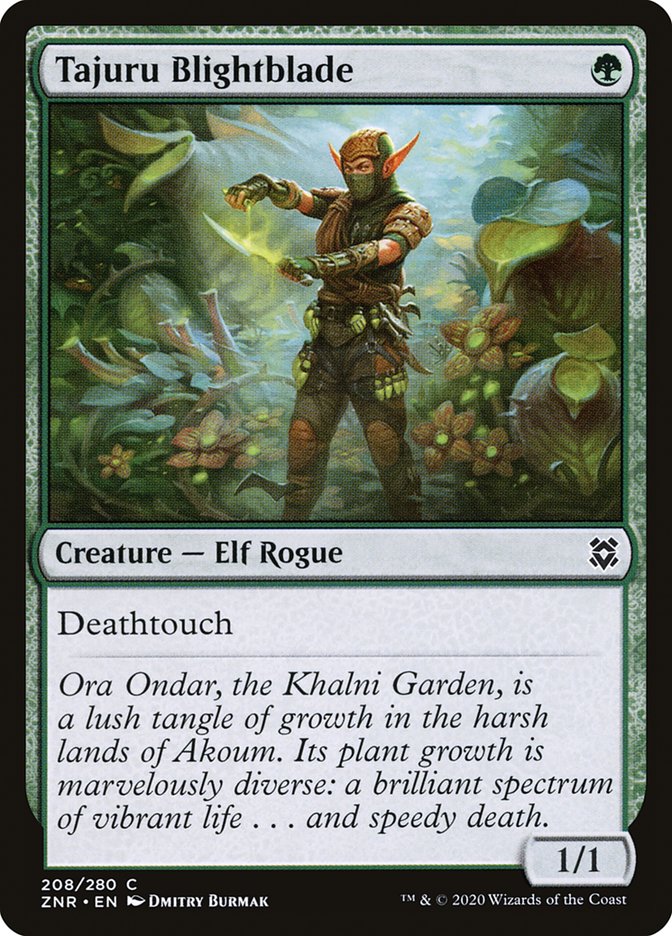 Tajuru Blightblade [Zendikar Rising] Magic: The Gathering