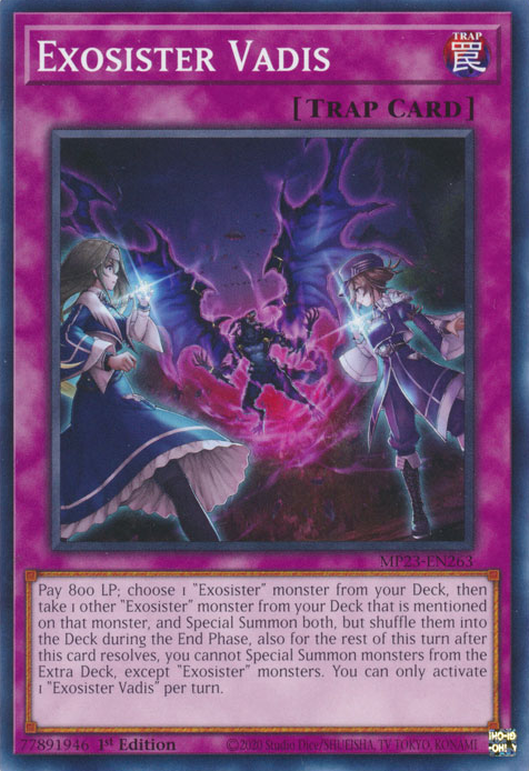 Exosister Vadis [MP23-EN263] Common - Yugioh Cards For Your TCG Needs!