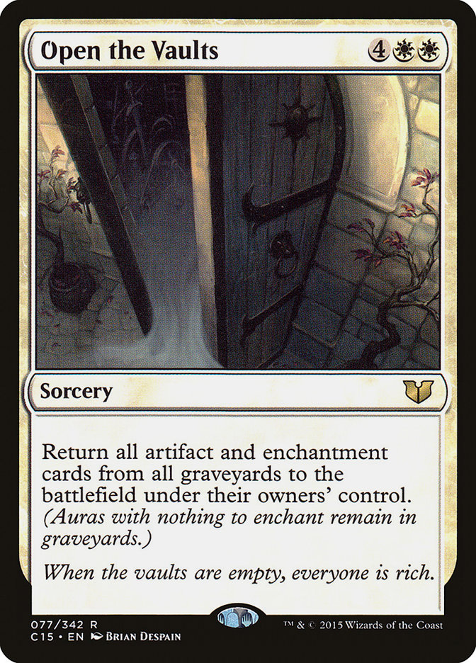 Open the Vaults [Commander 2015] Magic: The Gathering