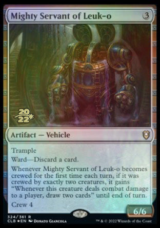 Mighty Servant of Leuk-o [Commander Legends: Battle for Baldur's Gate Prerelease Promos] Magic: The Gathering