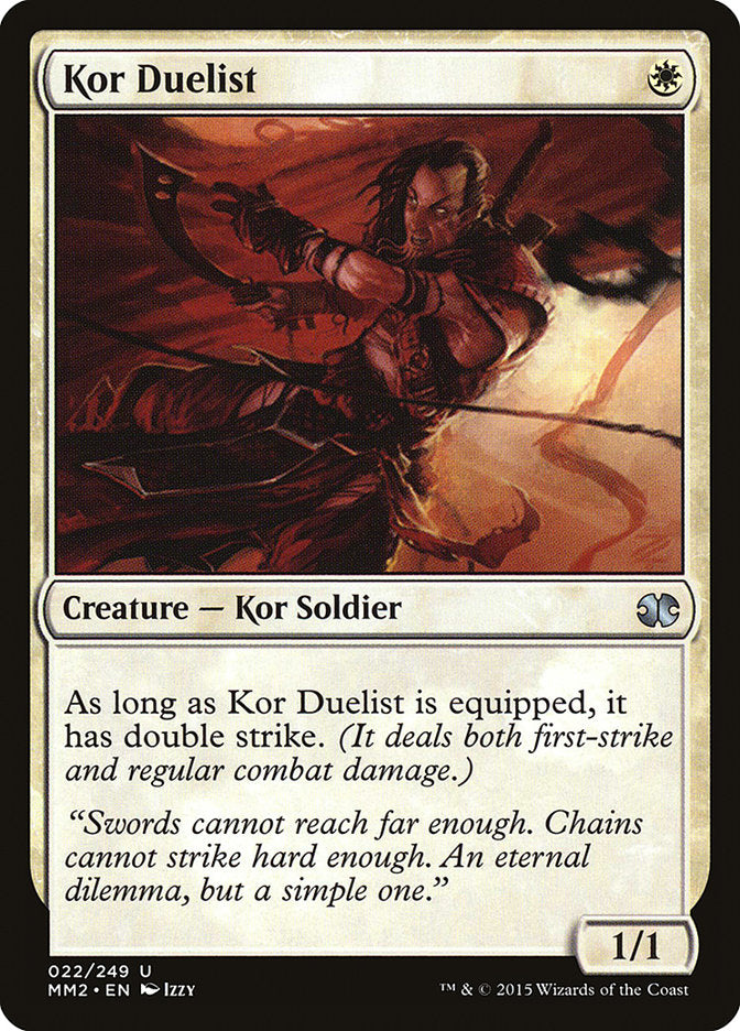 Kor Duelist [Modern Masters 2015] Magic: The Gathering