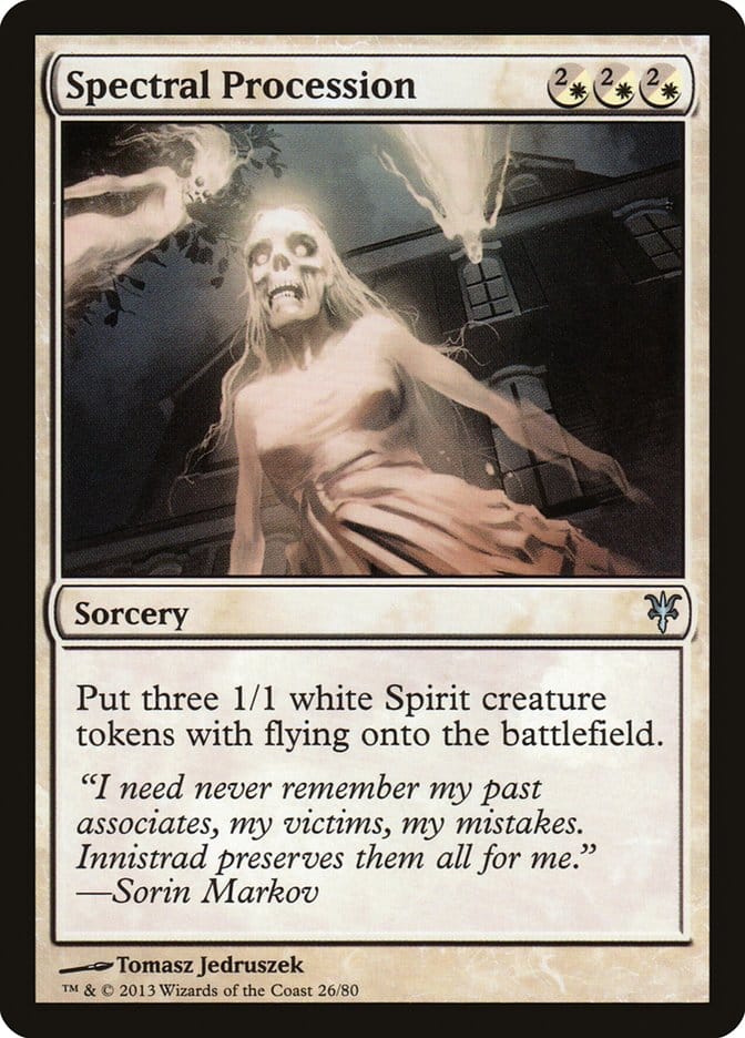 Spectral Procession [Duel Decks: Sorin vs. Tibalt] Magic: The Gathering
