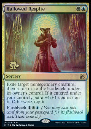 Hallowed Respite [Innistrad: Midnight Hunt Prerelease Promos] Magic: The Gathering