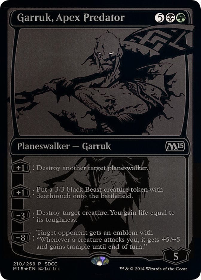 Garruk, Apex Predator [San Diego Comic-Con 2014] Magic: The Gathering