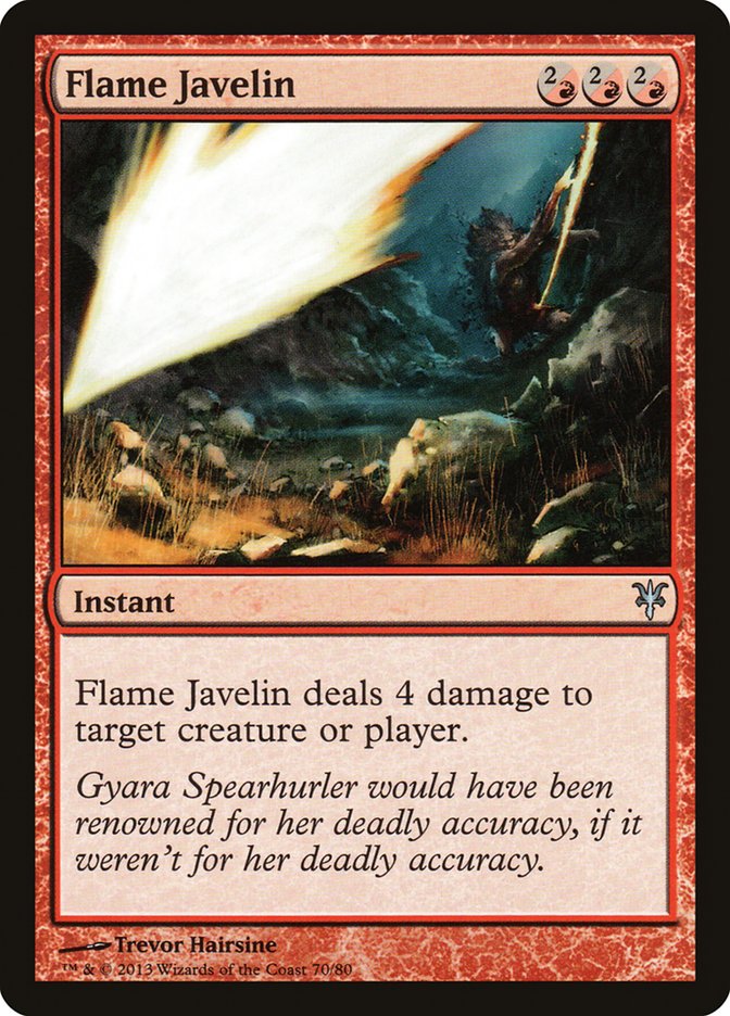 Flame Javelin [Duel Decks: Sorin vs. Tibalt] Magic: The Gathering
