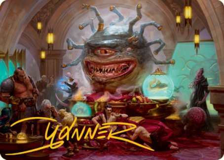 Xanathar, Guild Kingpin Art Card (Gold-Stamped Signature) [Dungeons & Dragons: Adventures in the Forgotten Realms Art Series] Magic: The Gathering