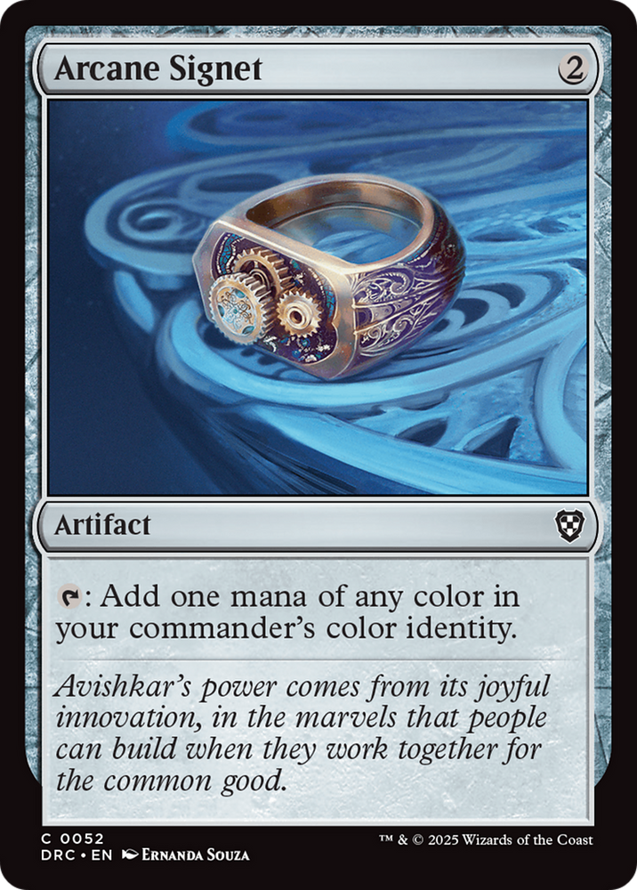 Arcane Signet (0052) [Aetherdrift Commander] Magic: The Gathering