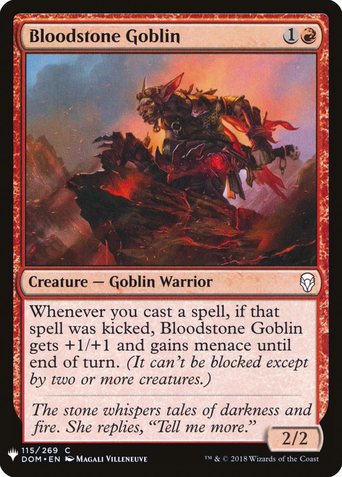 Bloodstone Goblin [Mystery Booster] Magic: The Gathering